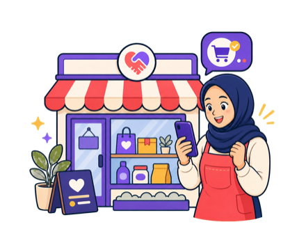UMKM seller pakai Vicca