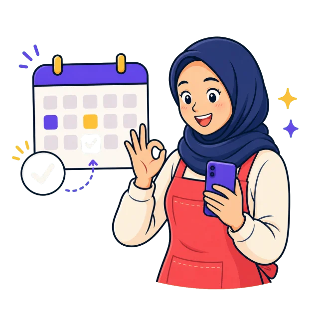 Kalender konten kosong bikin bingung mau posting apa