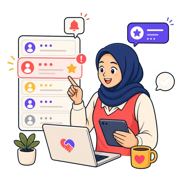 Admin kewalahan milih chat mana yang harus dibalas duluan